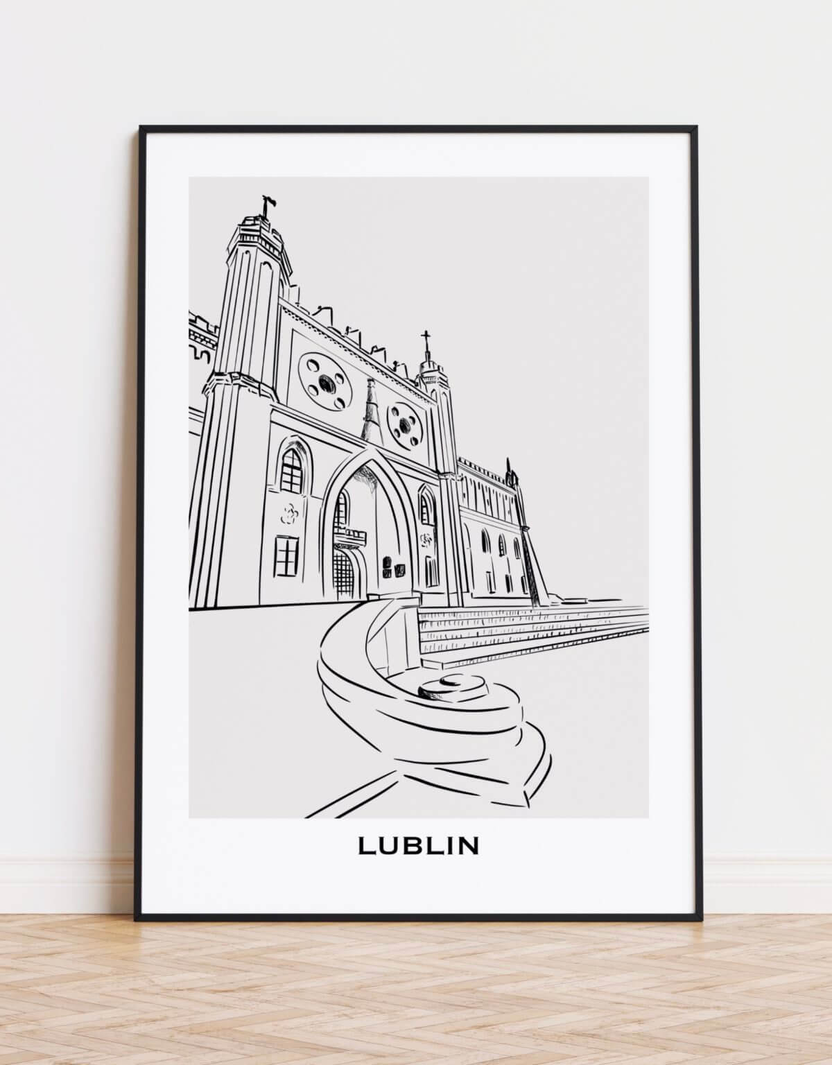 Plakat Lublin (Zamek w Lublinie)