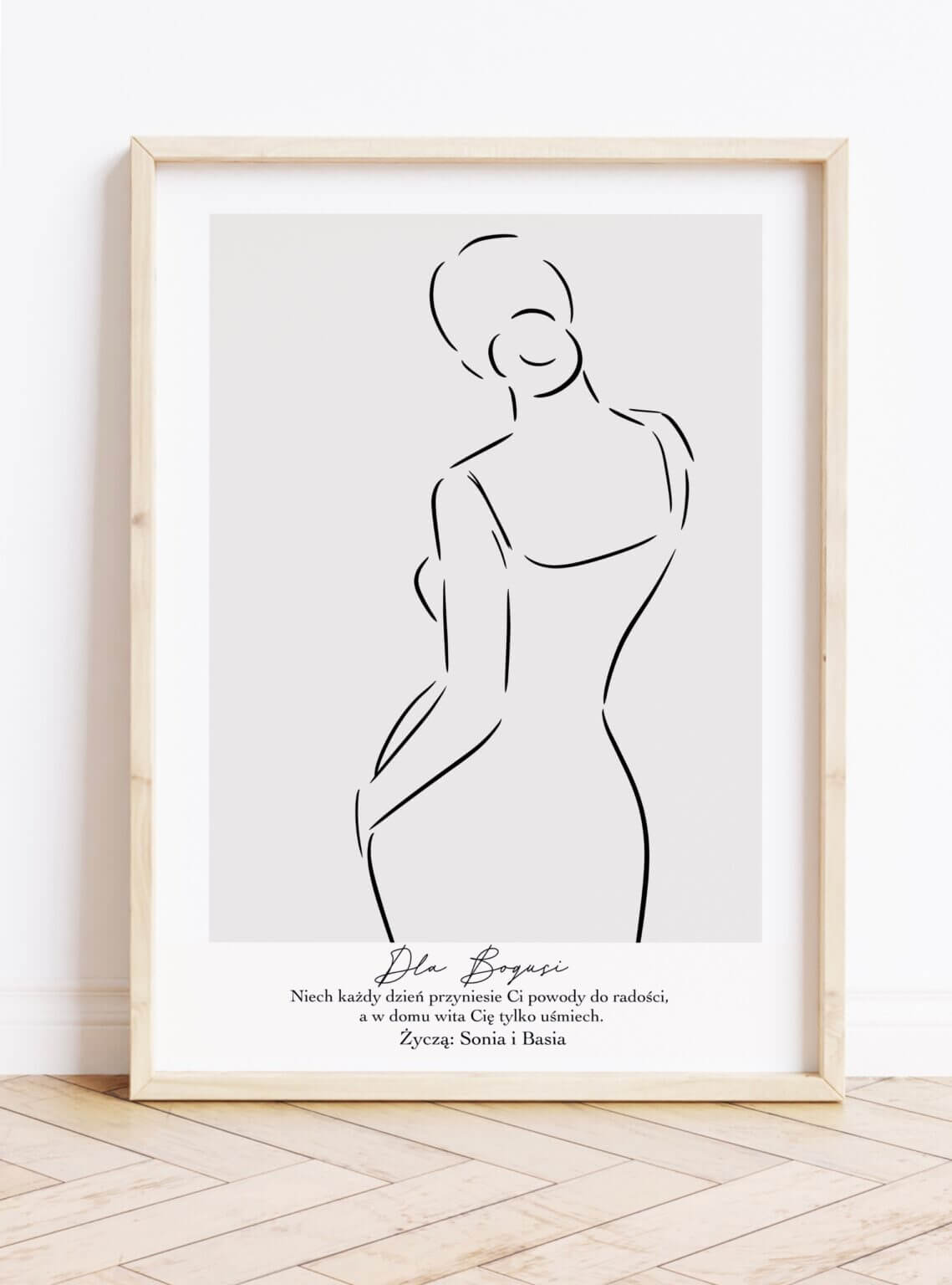 Stylowy prezent dla niej – personalizowany plakat
