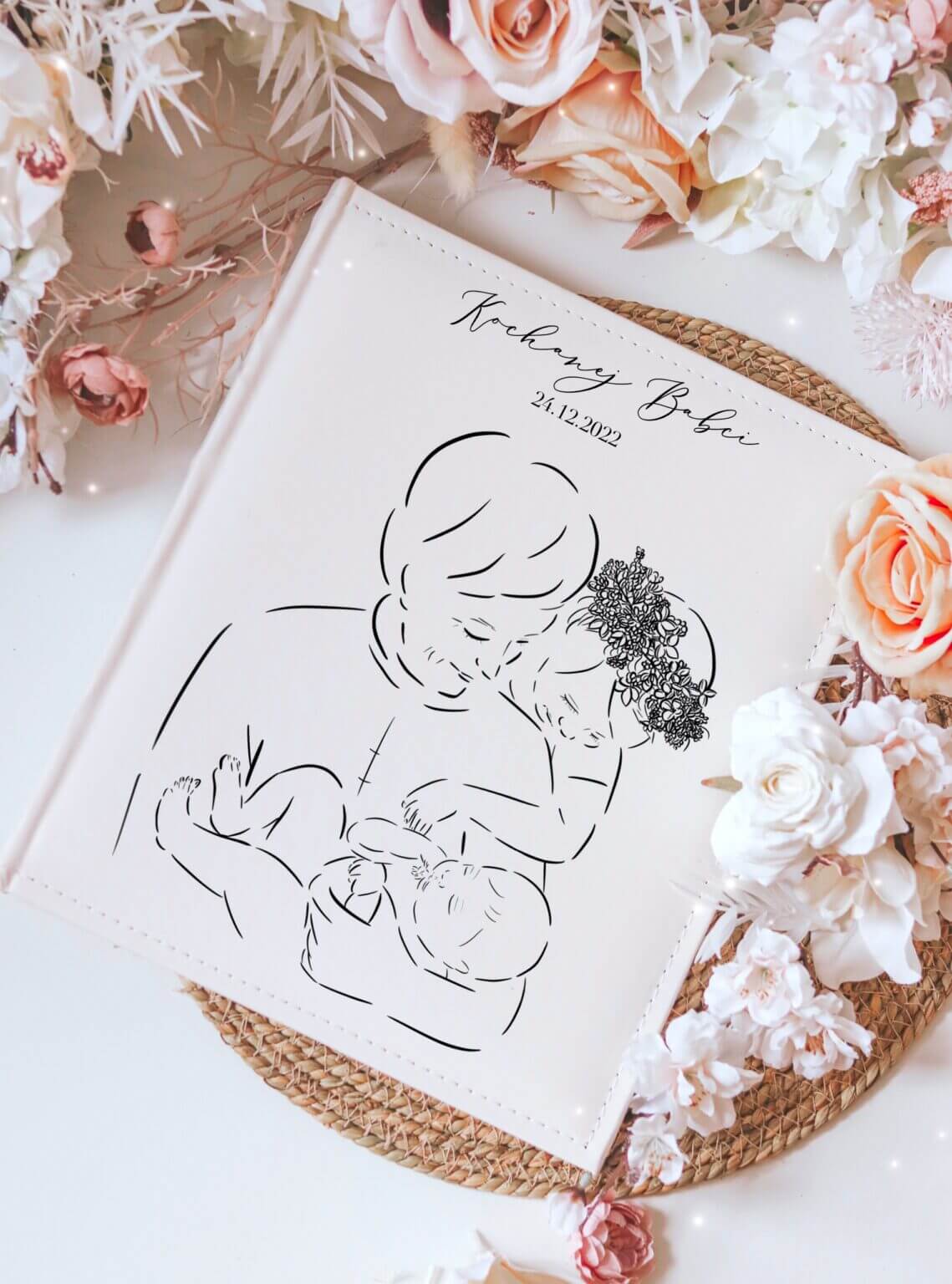 Personalizowany album dla babci – personalizowany prezent dla babci od wnuczków
