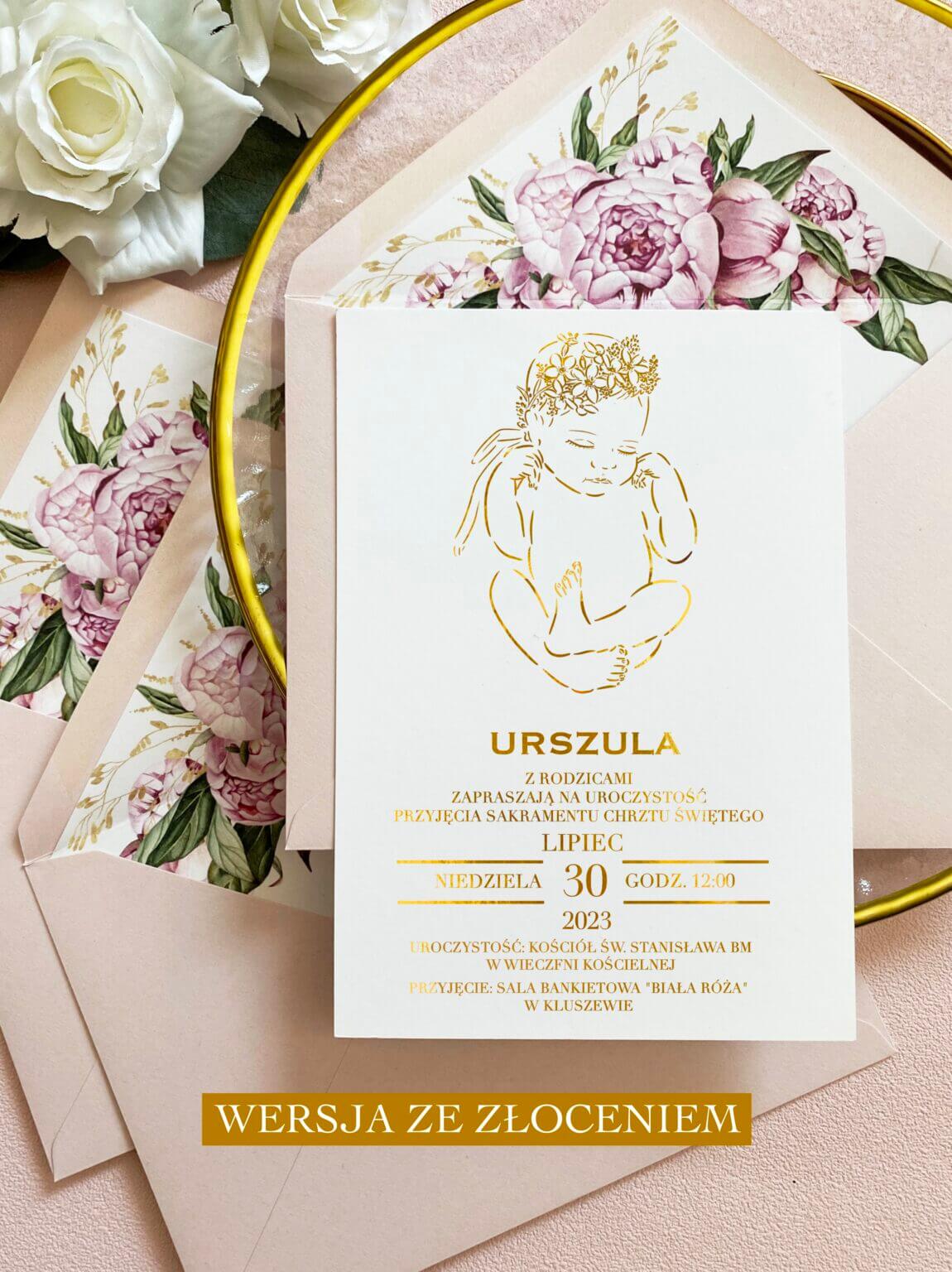 Zaproszenia na Chrzest Święty