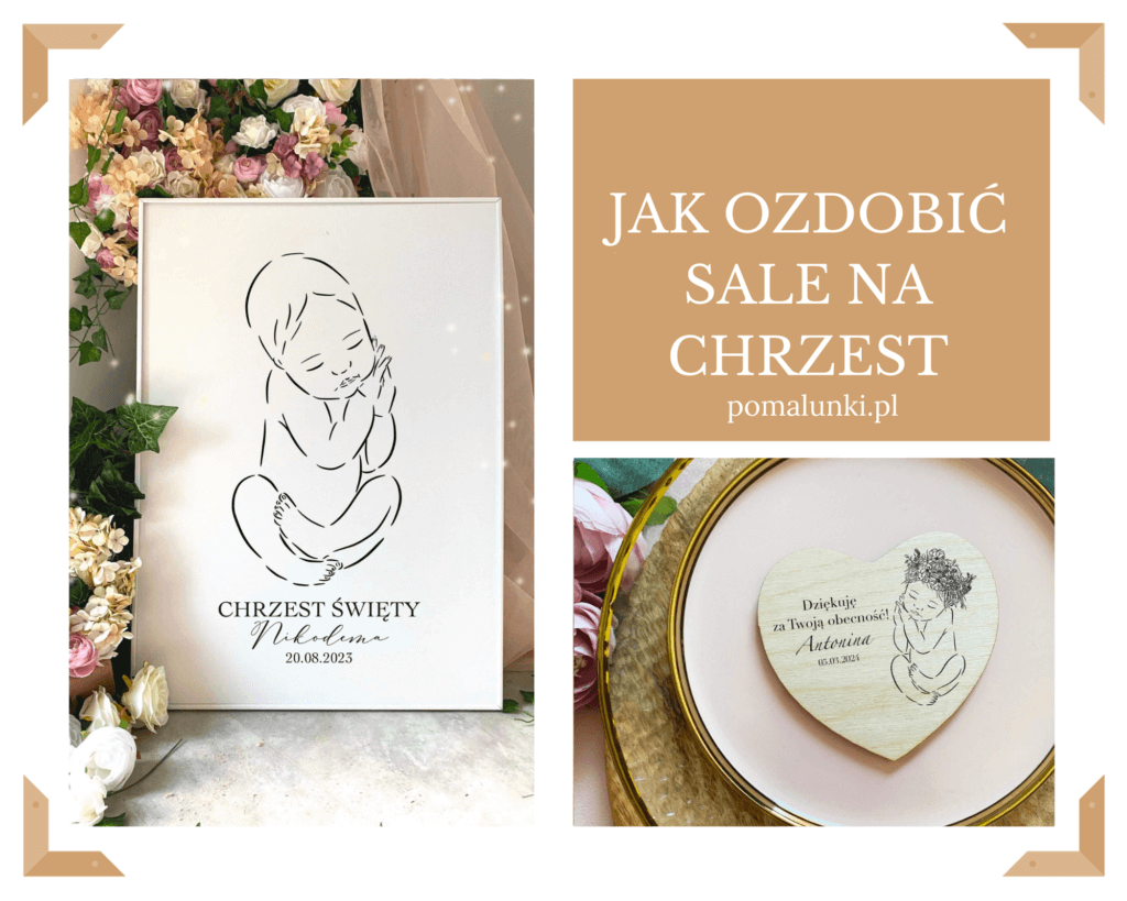 sala na chrzest jak ozdobić