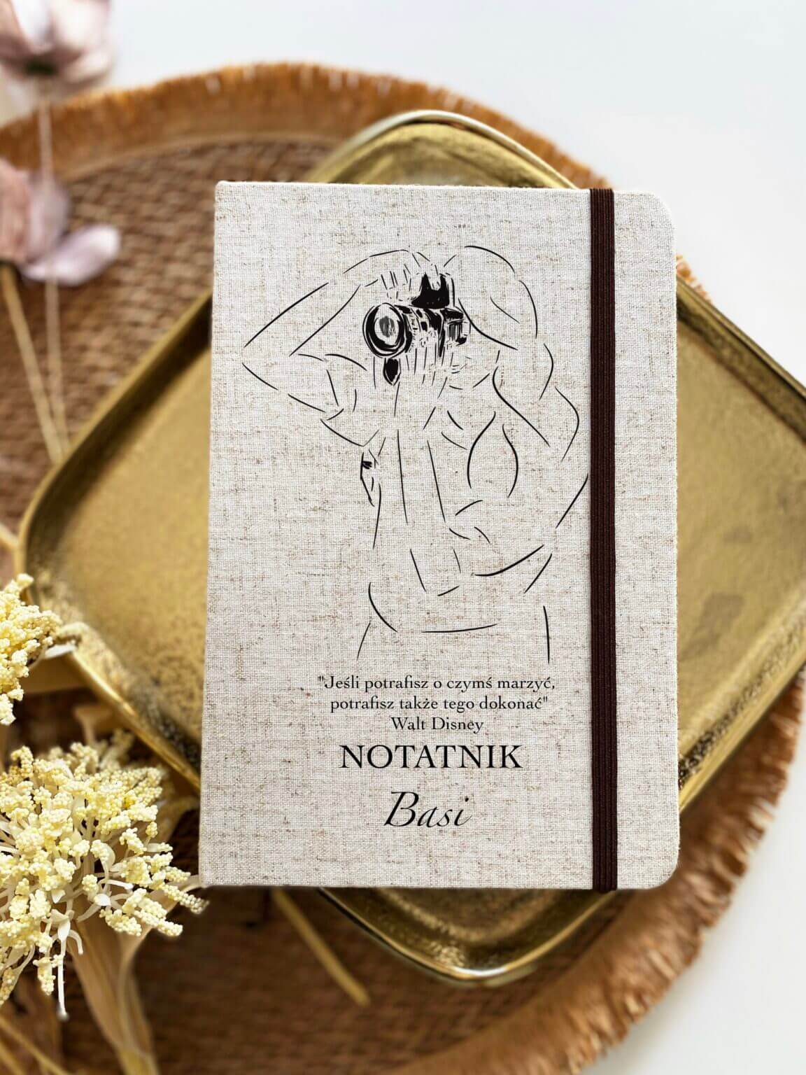 Prezent dla fotografki- personalizowany notes dla fotografki
