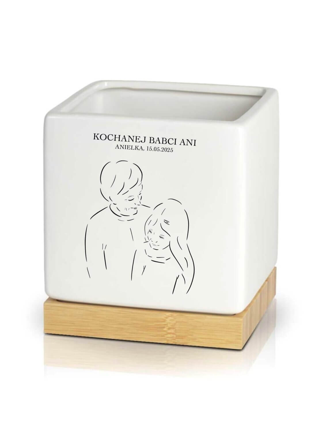 Personalizowana doniczka – podziękowanie dla Babci