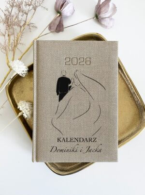 Personalizowany kalendarz ślubny 2026