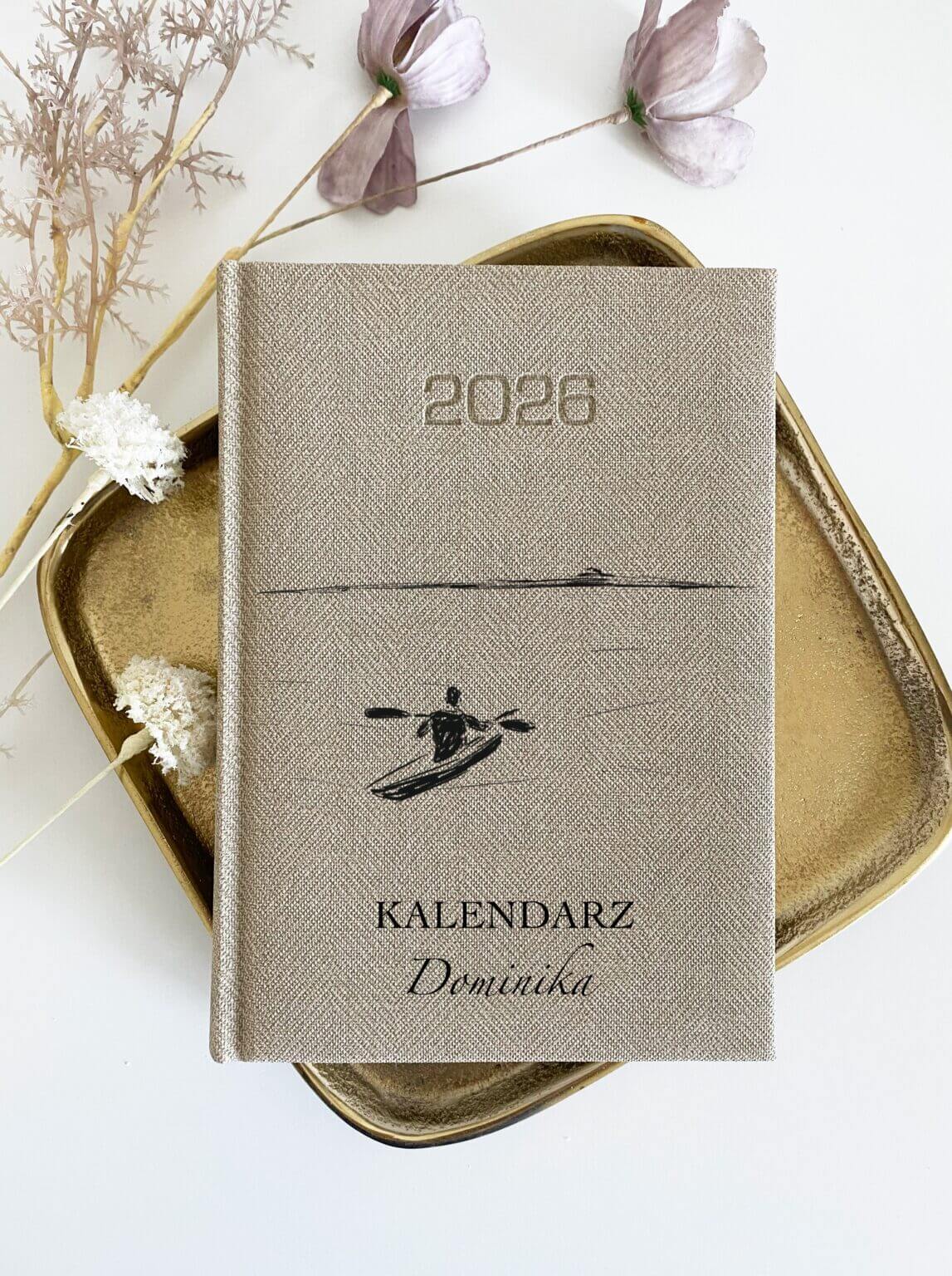 Personalizowany kalendarz dla kajakarza 2026
