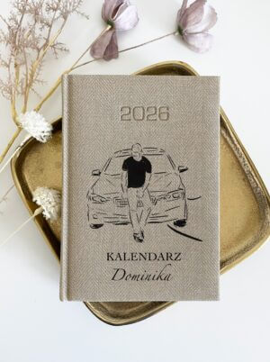 Personalizowany kalendarz dla fana motoryzacji 2026