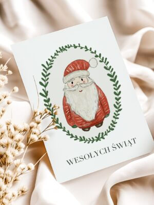 Kartki dla firm na święta- zestaw 50 sztuk kartek i kopertami