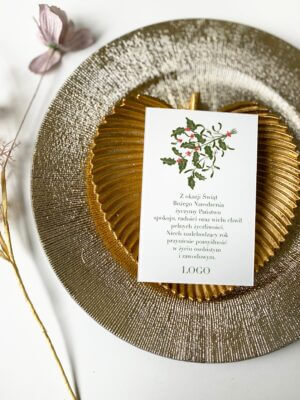 Kartki dla firm na szkle akrylowym - zestaw 10 sztuk kartek z kopertami